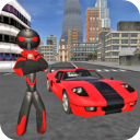 火柴人绳索英雄 原版 - 3D动作射击游戏